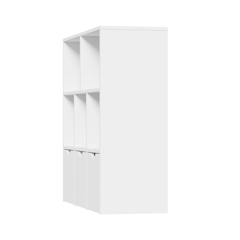 White Kids Storage Organizer Cabinet with Removable Boxes