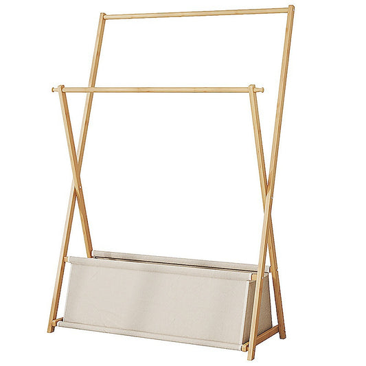 100x155cm Clothes Rail Rack Rack Garment Rack Freestanding Hanger Bedroom Clothing Rack With Lower Storage Shelf